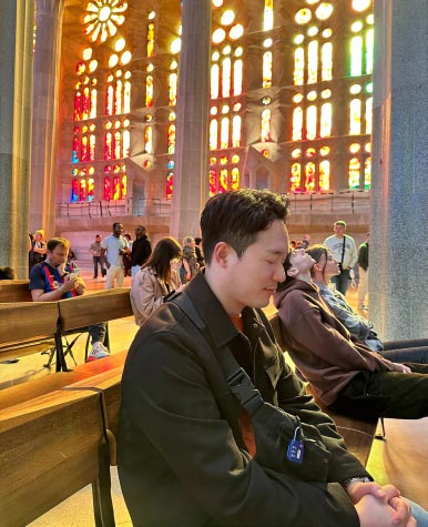 회사 밖은 유럽