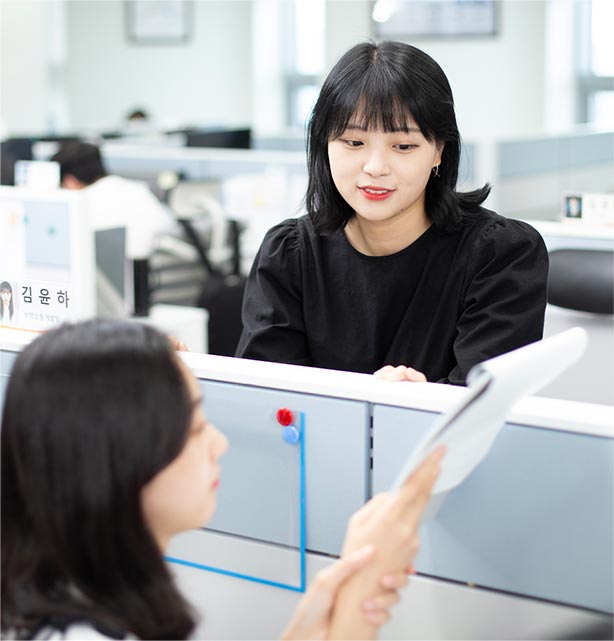 보험계리실 신입직원 6명을 소개합니다